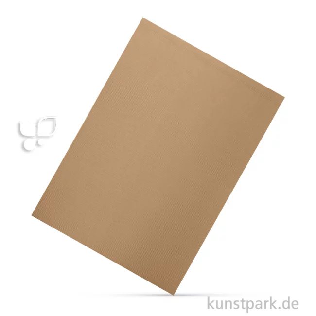Artikelbild 1 des Artikels “E-Wellpappe, doppelseitig gefärbt 50 x 70 cm | Natur“
