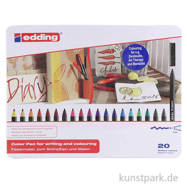 Artikelbild 1 des Artikels “edding 1300 Colourpen Set, Metallschachtel mit 20 Farben “