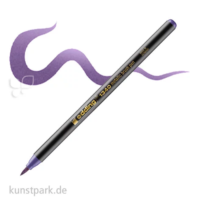Artikelbild 1 des Artikels “edding 1340 Brushpen - Metallic Stift | Violett Metallic“