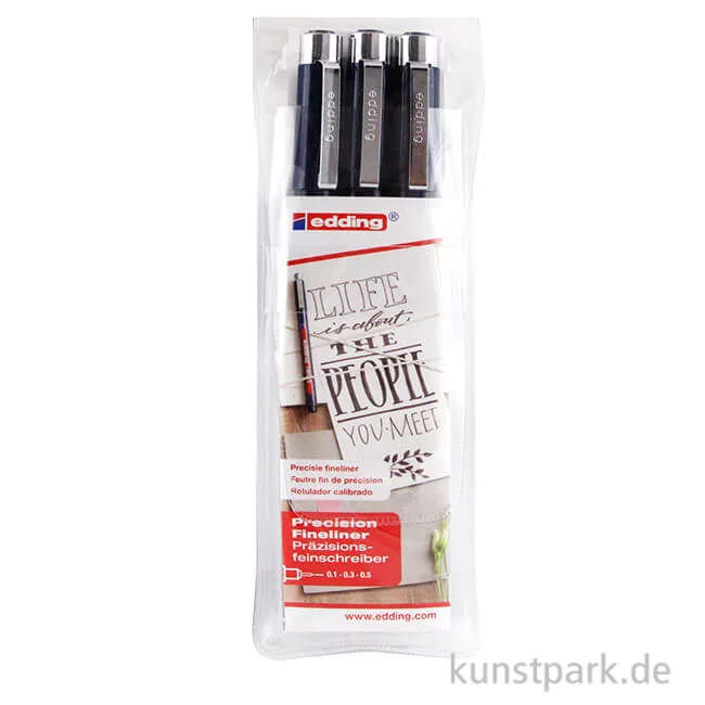 Artikelbild 1 des Artikels “edding 1800 Profipen Set, Etui mit 3 verschiedenen Strichbreiten “