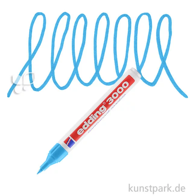 Artikelbild 1 des Artikels “edding 3000 Permanent Marker Einzelfarbe | 010 Hellblau“