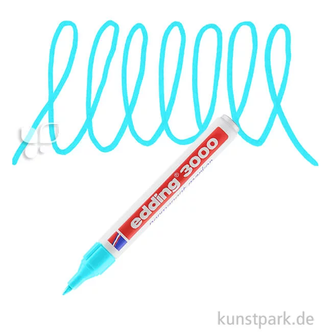 Artikelbild 1 des Artikels “edding 3000 Permanent Marker Einzelfarbe | 014 Türkis“