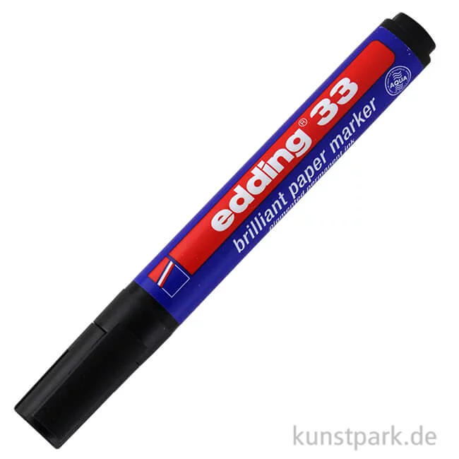 Artikelbild 1 des Artikels “edding 33 Brilliant Paper Marker - 001 Schwarz “