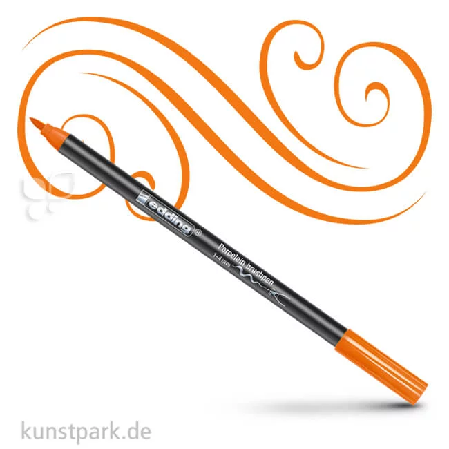 Artikelbild 1 des Artikels “edding 4200 Porcelain Brushpen Einzelstift | Orange“