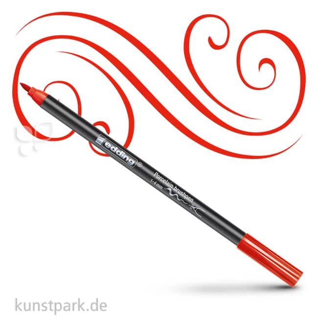 Artikelbild 1 des Artikels “edding 4200 Porcelain Brushpen Einzelstift | Rot“