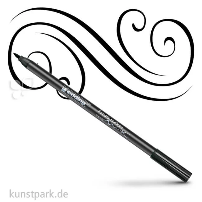 Artikelbild 1 des Artikels “edding 4200 Porcelain Brushpen Einzelstift | Schwarz“