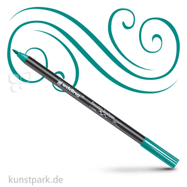 Artikelbild 1 des Artikels “edding 4200 Porcelain Brushpen Einzelstift | Türkis“