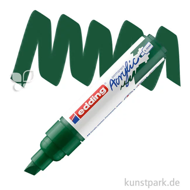 Artikelbild 1 des Artikels “edding 5000 Acrylmarker Breit, 5-10 mm Stift | Moosgrün“