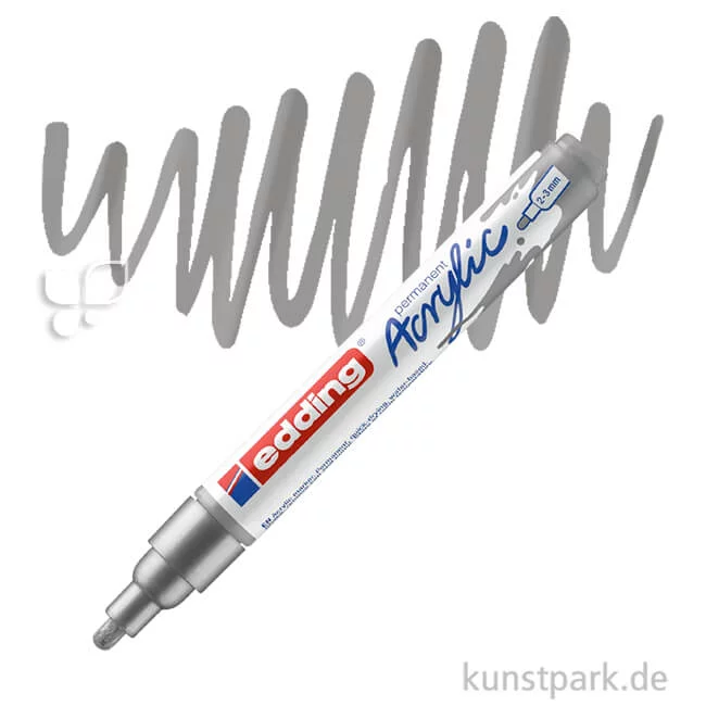 Artikelbild 1 des Artikels “edding 5100 Acrylmarker Medium, 2-3 mm Stift | Silber“