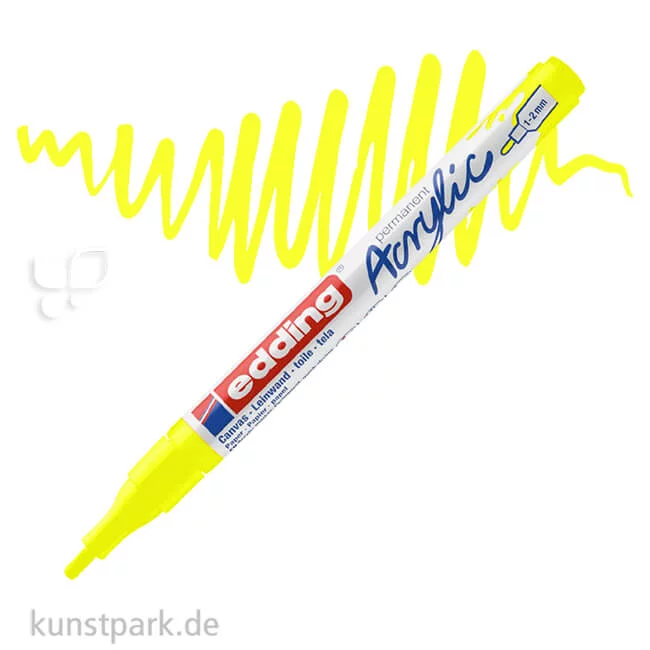 Artikelbild 1 des Artikels “edding 5300 Acrylmarker Fein, 1-2 mm Stift | Neongelb“