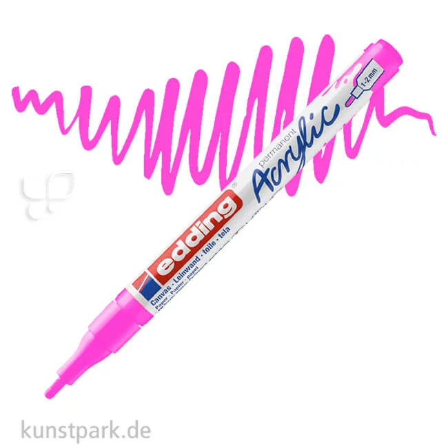 Artikelbild 1 des Artikels “edding 5300 Acrylmarker Fein, 1-2 mm Stift | Neonpink“