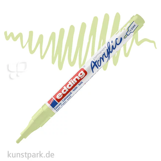 Artikelbild 1 des Artikels “edding 5300 Acrylmarker Fein, 1-2 mm Stift | Pastellgrün“