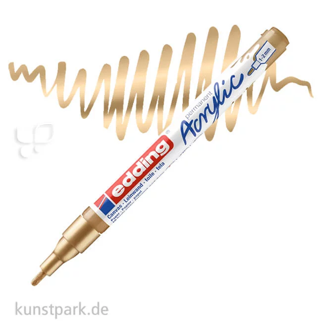 Artikelbild 1 des Artikels “edding 5300 Acrylmarker Fein, 1-2 mm Stift | Reichgold“