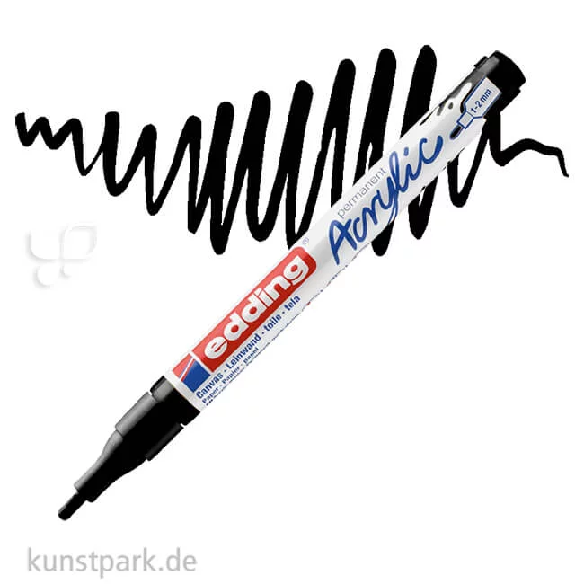 Artikelbild 1 des Artikels “edding 5300 Acrylmarker Fein, 1-2 mm Stift | Schwarz“