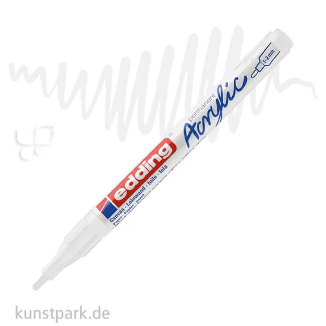 Artikelbild 1 des Artikels “edding 5300 Acrylmarker Fein, 1-2 mm Stift | Verkehrsweiß“