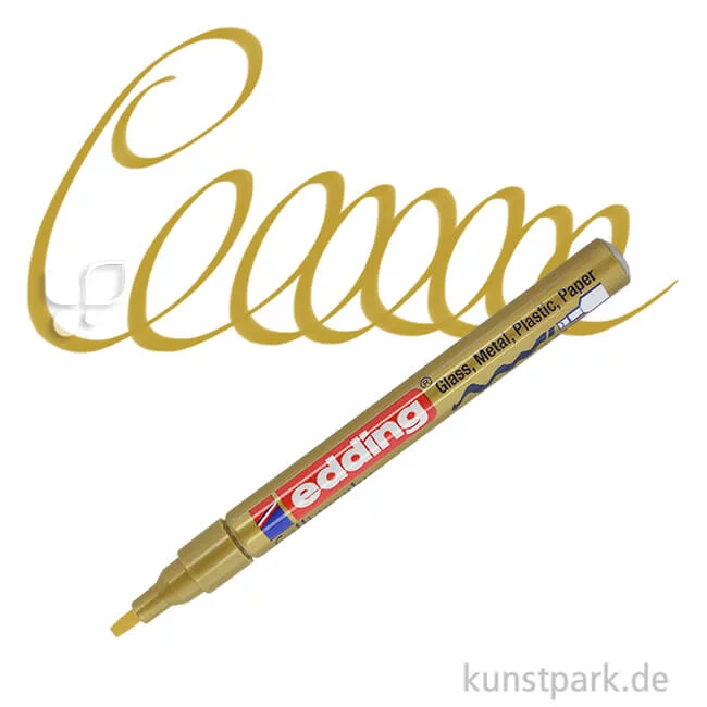 Artikelbild 1 des Artikels “edding 753 Kalligraphie Lack Marker 053 Gold“