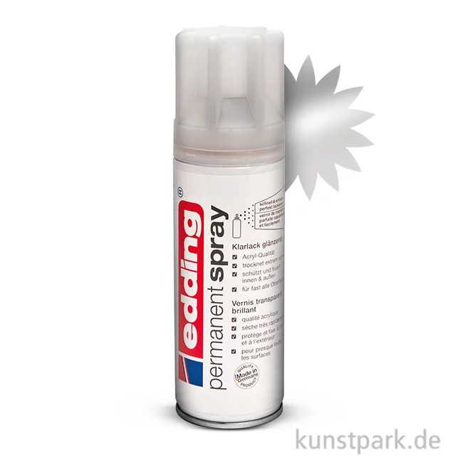 Artikelbild 1 des Artikels “edding Permanent Spray - Klarlack Glänzend, 200 ml “