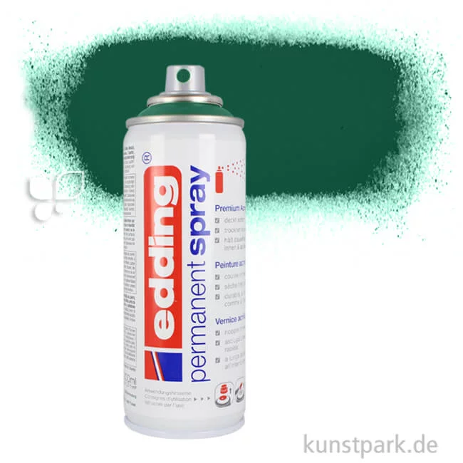 Artikelbild 1 des Artikels “edding Permanent Spray - seidenmatt, 200 ml Einzelfarbe | 904 Moosgrün“