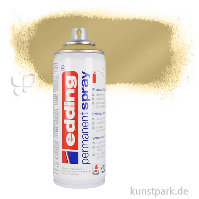 Artikelbild 1 des Artikels “edding Permanent Spray - seidenmatt, 200 ml Einzelfarbe | 924 Reichgold“