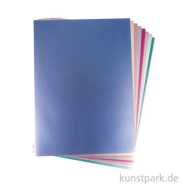 Artikelbild 1 des Artikels “Effektpapier Metallic Mix - DIN A4, Bunt, 250g, 8 Farben, 8 Blatt “