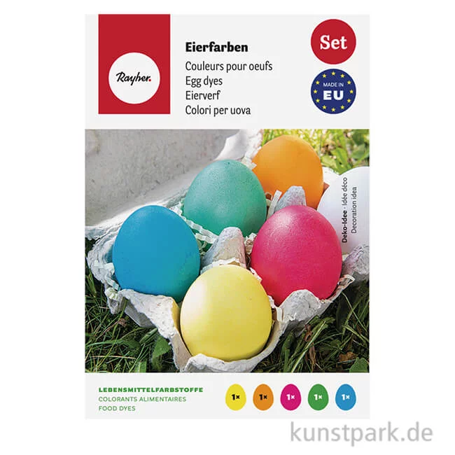 Artikelbild 1 des Artikels “Eierfarben Set mit 5 bunten Lebensmittelfarben “