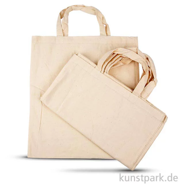 Artikelbild 1 des Artikels “Einkaufstasche aus Baumwolle - Natur, 38x42 cm, 5 Stück “