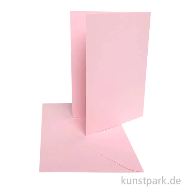 Artikelbild 1 des Artikels “Einladungskarten + Kuverts, 6er Set, Rosa “