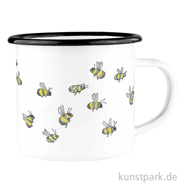 Artikelbild 1 des Artikels “Emailletasse - Bienenschwarm, 300 ml “