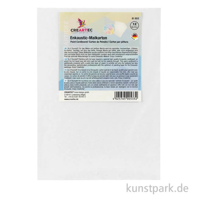 Artikelbild 1 des Artikels “Encaustic Malplatte - Set, DIN A4, 12 Blatt “