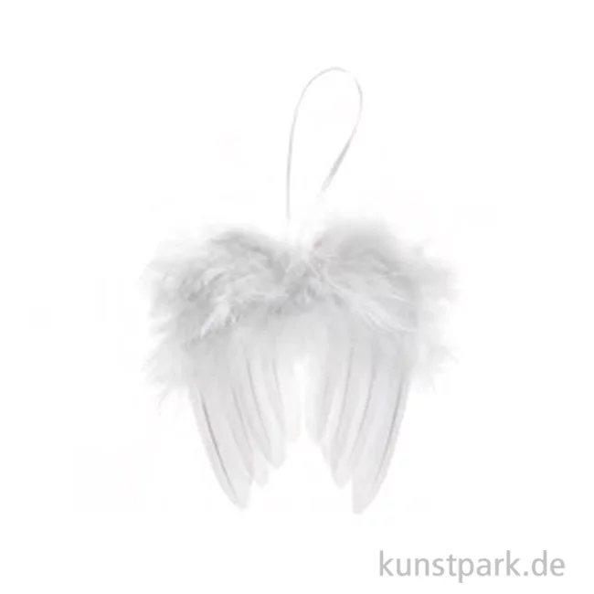 Artikelbild 1 des Artikels “Engelsflügel zum Aufhängen, Weiß, 11 x 13 cm “