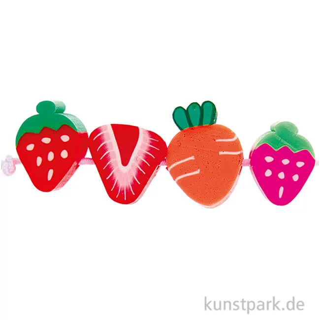 Artikelbild 1 des Artikels “Erdbeeren Perlen, 11 mm, 20 Stück “