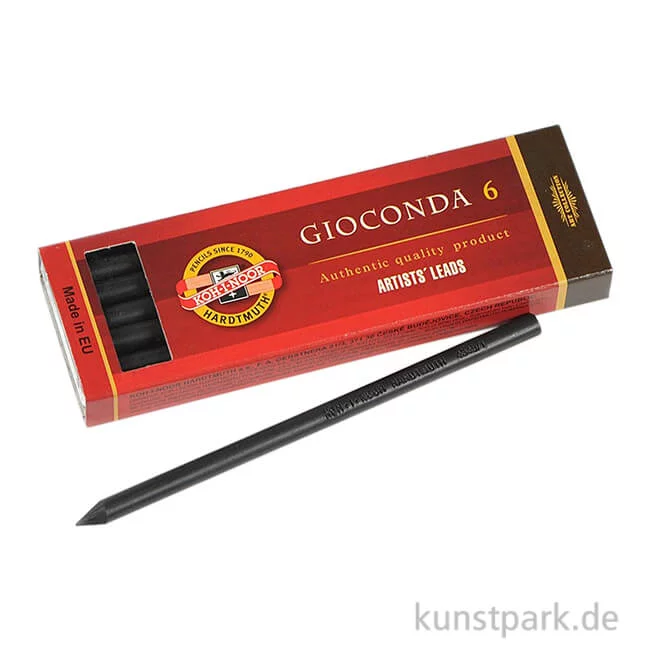 Artikelbild 1 des Artikels “Koh-I-Noor Ersatzminen SILKY BLACK, 5,6 mm, 6 Stück Hart“