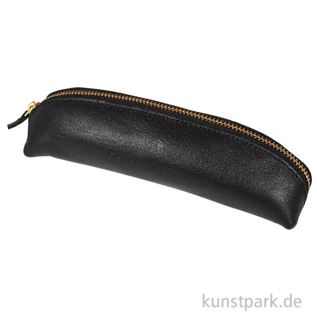 Artikelbild 1 des Artikels “Etui im Retrostyle aus Leder - Schwarz, Trapezförmig “