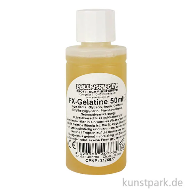 Artikelbild 1 des Artikels “Eulenspiegel FX-Gelantine zur Herstellung von Hauteffekten 50 ml “