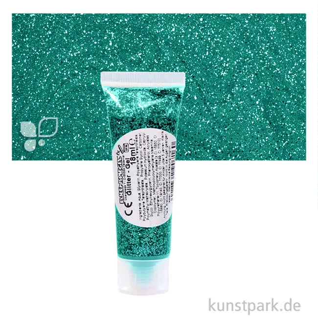 Artikelbild 1 des Artikels “Eulenspiegel Glitzer-Gel 18 ml Tube | Grün-Juwel“