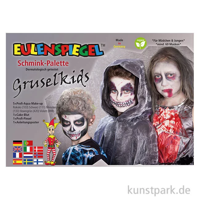 Artikelbild 1 des Artikels “Eulenspiegel Gruselkids - 6er Schminkpalette mit Pinsel “
