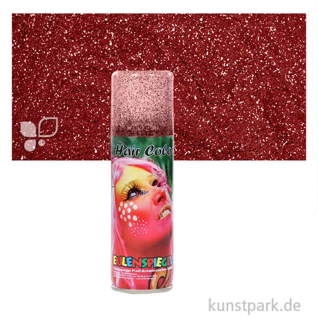 Artikelbild 1 des Artikels “Eulenspiegel Glitzer-Effekt Haarspray 125 ml Dose | Glitzer Rot“