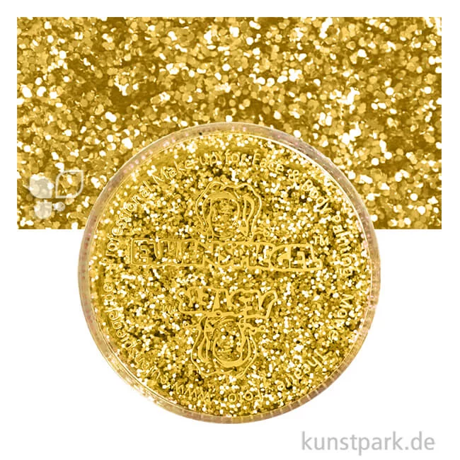 Artikelbild 1 des Artikels “Eulenspiegel Holographischer Glitzer 6 g Dose | Gold-Juwel mittel“