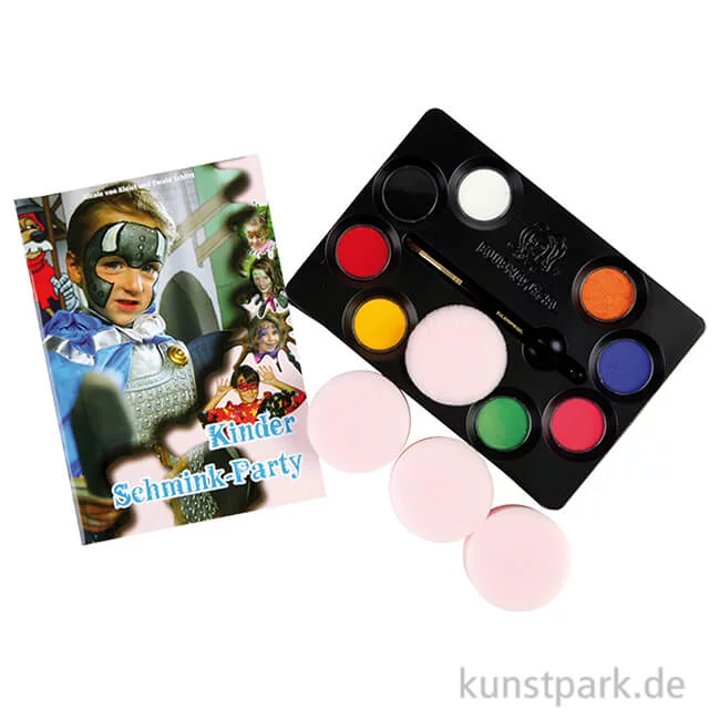 Artikelbild 1 des Artikels “Eulenspiegel Kinder Schmink-Party-Set mit Anleitungsbuch + Zubehör “