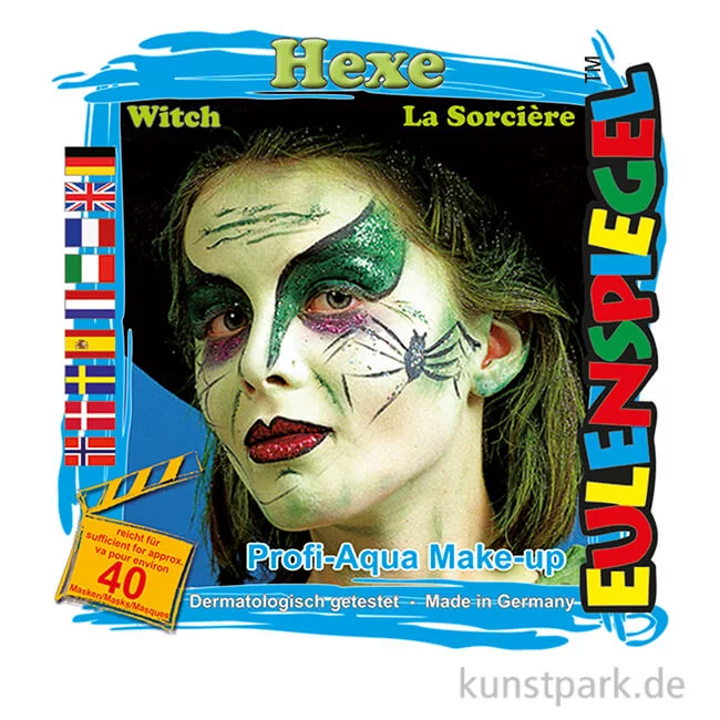 Artikelbild 1 des Artikels “Eulenspiegel Motiv-Set Hexe mit 4 Farben und Zubehör “