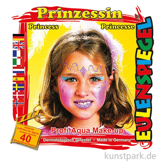 Artikelbild 1 des Artikels “Eulenspiegel Motiv-Set Prinzessin mit 4 Farben und Zubehör “