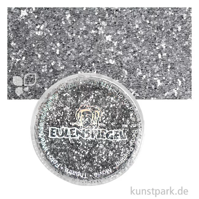 Artikelbild 1 des Artikels “Eulenspiegel Polyester-Streuglitzer 6 g Dose | Silber“