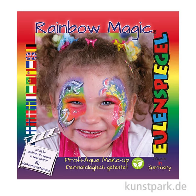 Artikelbild 1 des Artikels “Eulenspiegel Rainbow Magic - 6 bunte Schminkfarben, 20 ml “