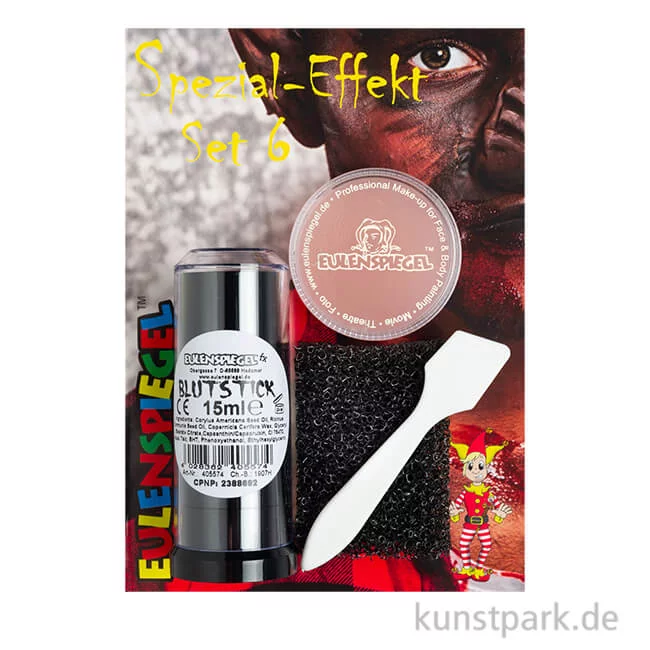 Artikelbild 1 des Artikels “Eulenspiegel Spezial-FX Set 6 - Blutstick, Effektwachs und Zubehör “