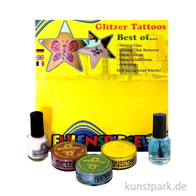 Artikelbild 1 des Artikels “Eulenspiegel Tattoo-Glitzer-Set Best of (XL) “