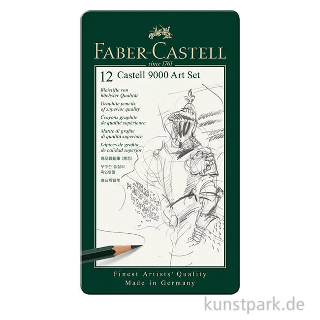 Artikelbild 1 des Artikels “Faber-Castell 9000 Art, 12 Bleistifte im Metalletui “