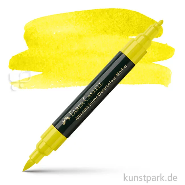 Artikelbild 1 des Artikels “Faber-Castell ALBRECHT DÜRER Aquarellmarker einzeln Stift | 107 Kadmiumgelb“