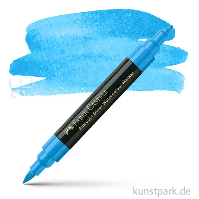Artikelbild 1 des Artikels “Faber-Castell ALBRECHT DÜRER Aquarellmarker einzeln Stift | 110 Phataloblau“