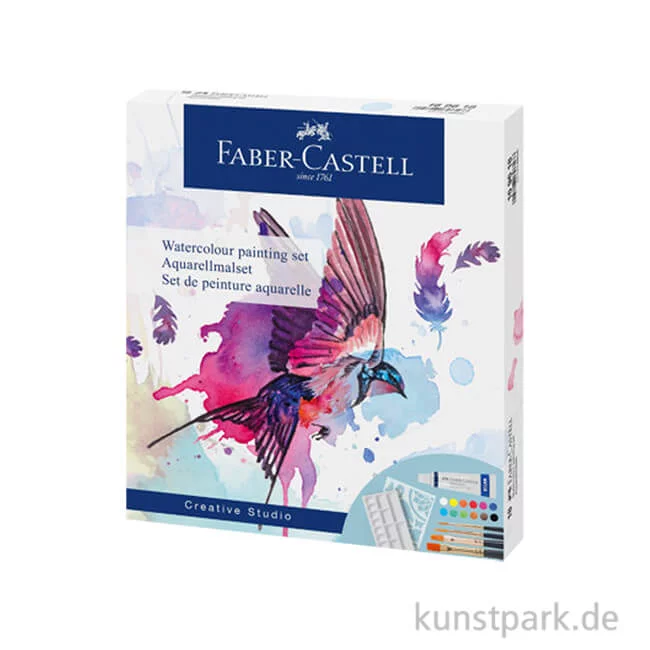 Artikelbild 1 des Artikels “Faber-Castell Aquarell Malset mit Zubehör, 18-teilig “