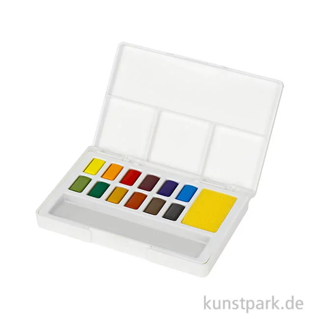 Artikelbild 1 des Artikels “Faber-Castell Aquarellfarben Kasten mit 12 Näpfchen “